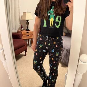 Like new Elf Christmas pajama set
